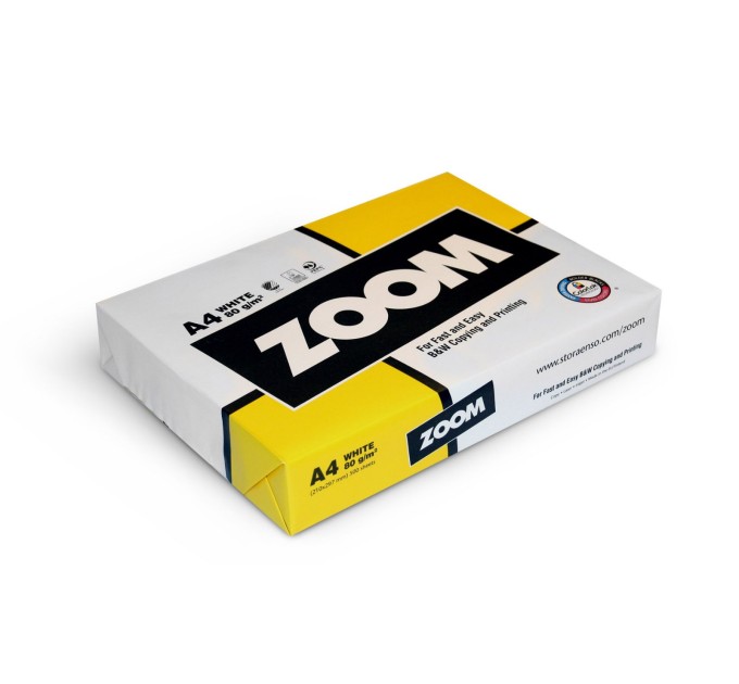 офісний папір 80 г/м2, A4, 500 л, клас C ZOOM