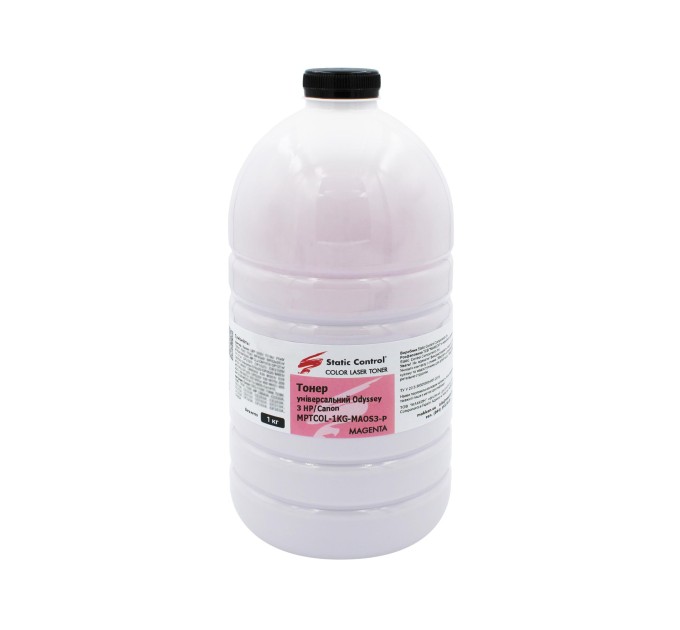 тонер універсальний Odyssey 3 HP/Canon 1кг magenta (фасований) Static Control