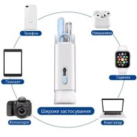 Багатофункціональний набір Xoko Clean 100 для чищення техніки, електроніки та гаджетів Синій