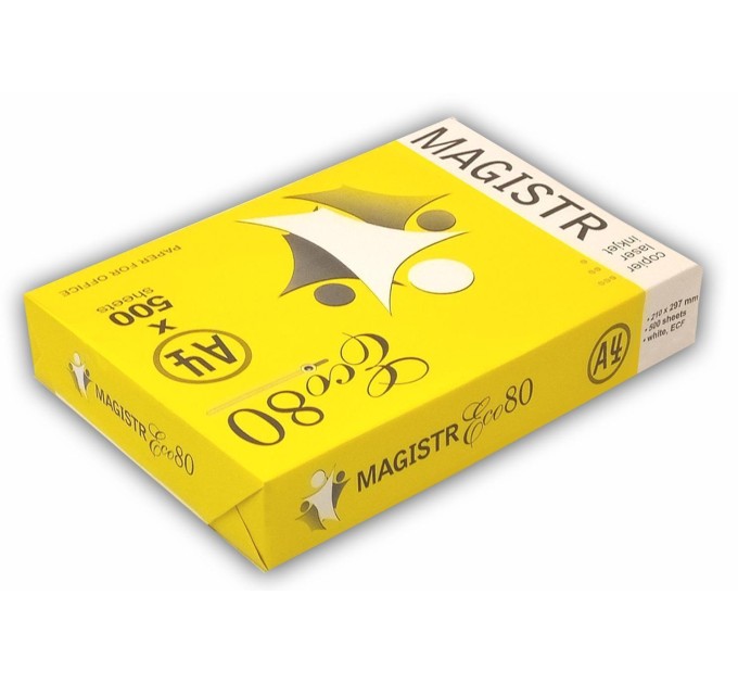 офісний папір 80 г/м2, A4, 500 л, клас Magistr Eco