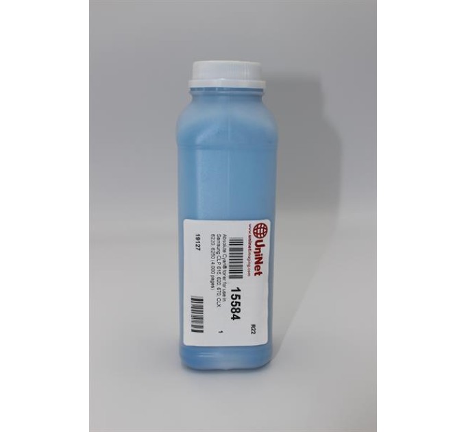 Тонер UniNet Samsung CLP-615/620, Cyan, 145г/банка, 15584