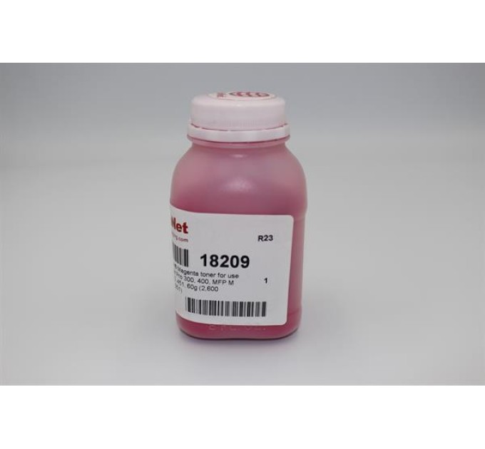 Тонер UniNet HP LJ Pro 300/400, Magenta, 60г/банка, 18209