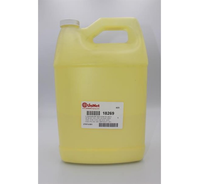 Тонер UniNet HP LJ Pro 300/400, Yellow, 1000г/банка, 18269