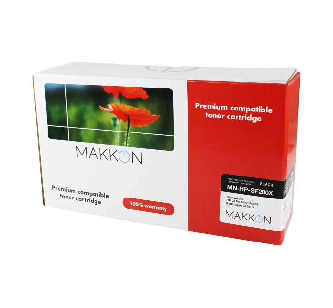 картридж MAKKON сумісний аналог HP CE505X (05X)/CF280X (80X), Canon 719H