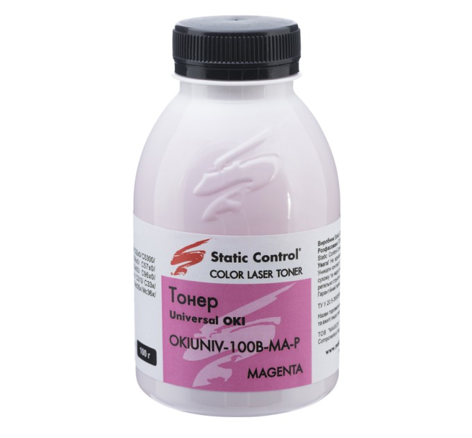 тонер універсальний OKI 2 (Glossy) 100г magenta (фасований) Static Control