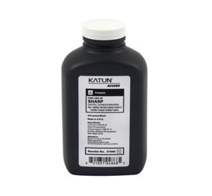 Тонер KATUN Sharp AL-1000, 240г/банка, 37069