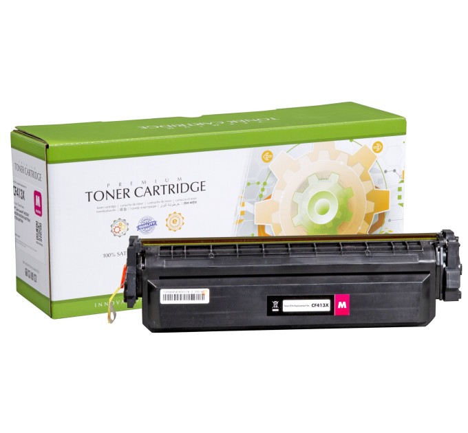 картридж Static Control сумісний аналог HP CF413X (410X), Canon 046H magenta