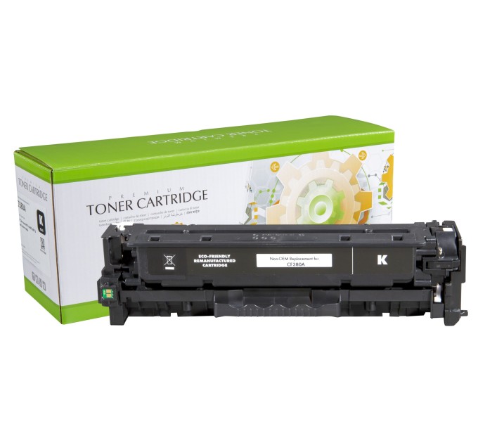 картридж Static Control відновлений HP CF380A (312A) black