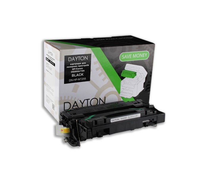 картридж DAYTON HP CE255A (55A), Canon 724 для LJ P3015/Pro M521