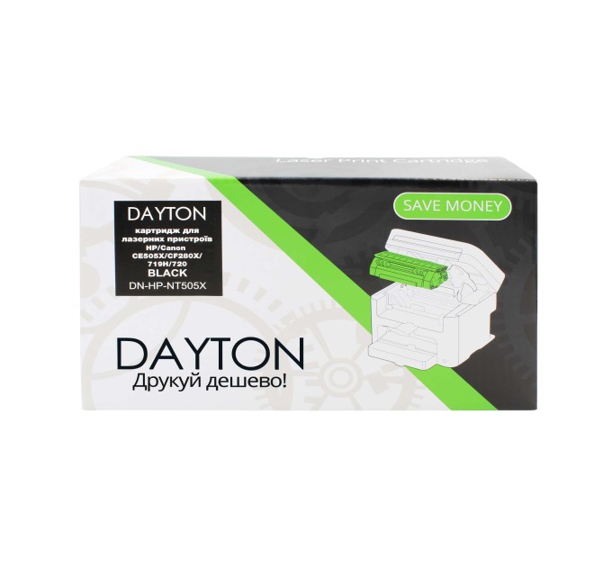 картридж DAYTON HP CE505X (05X)/CF280X (80X), Canon 719H для LJ P2035/P2055; MF-416