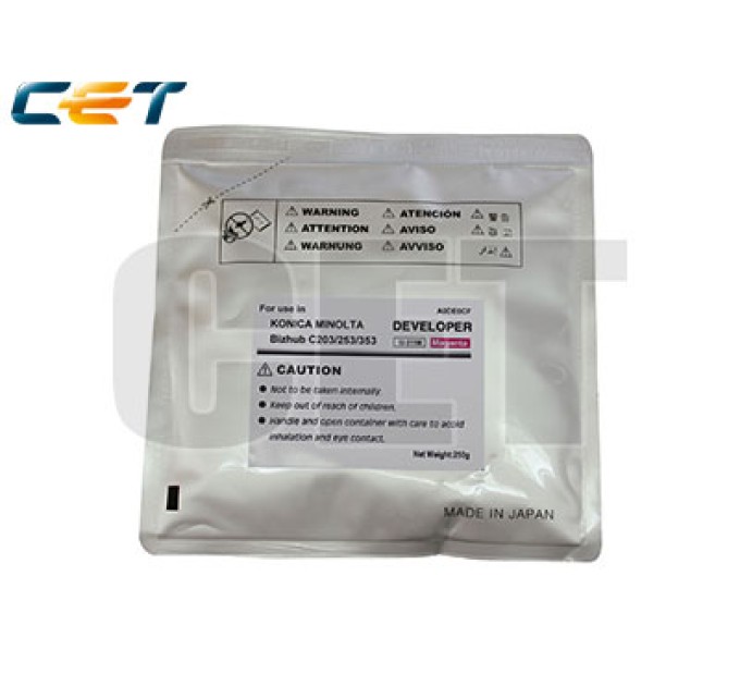 девелопер для Konica Minolta C200/203 magenta (IU-211M) CET