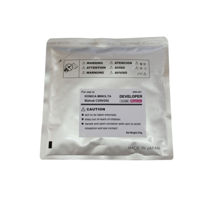 девелопер для Konica Minolta C250/252 magenta (IU-210M) CET
