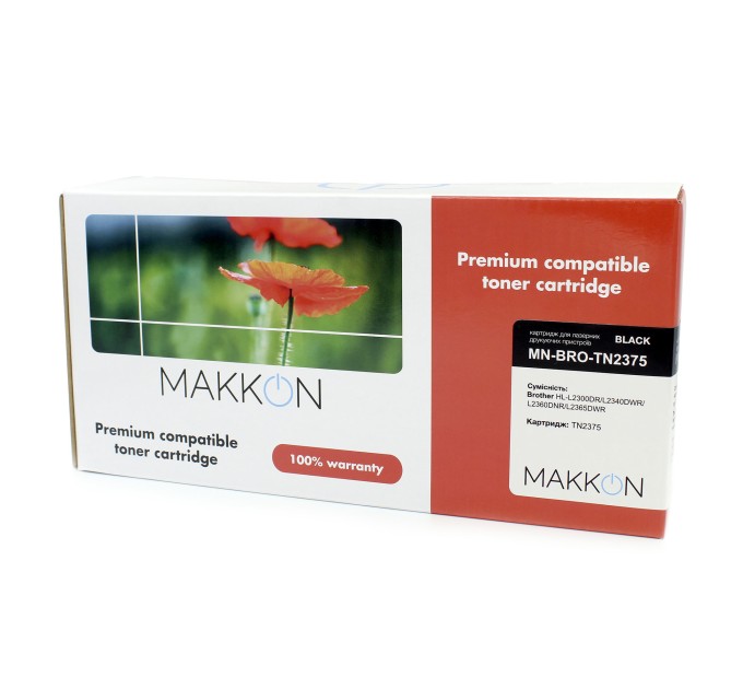 картридж MAKKON сумісний аналог Brother TN-2375