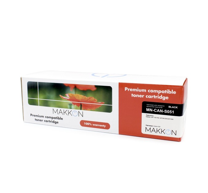 картридж MAKKON сумісний аналог Canon 051 картридж MAKKON сумісний аналог Canon 051