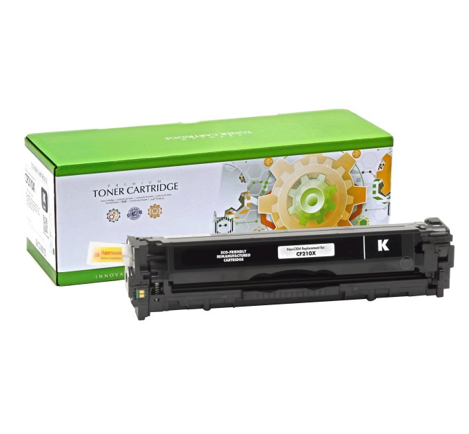 картридж Static Control відновлений HP CF210X/CB540A/CE320A, Canon 716/731 black