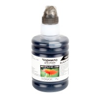 чорнило для Epson EcoTank L7160/L7180 (C13T00Q140) (105) 140 мл Makkon black pigment