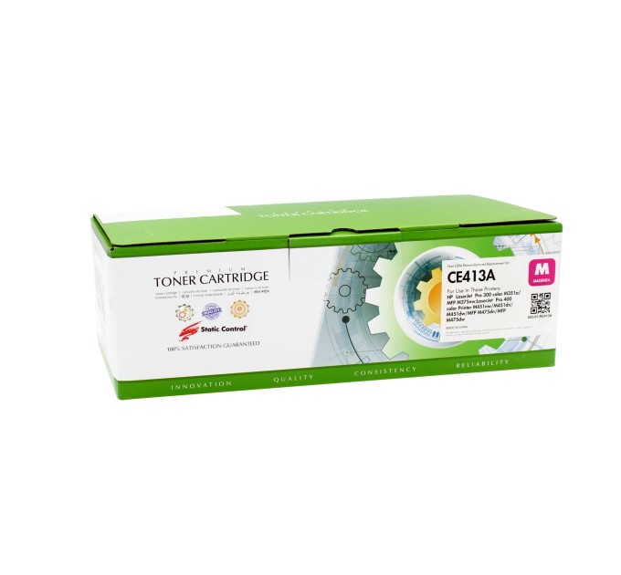 картридж Static Control відновлений HP CE413A (305A) magenta