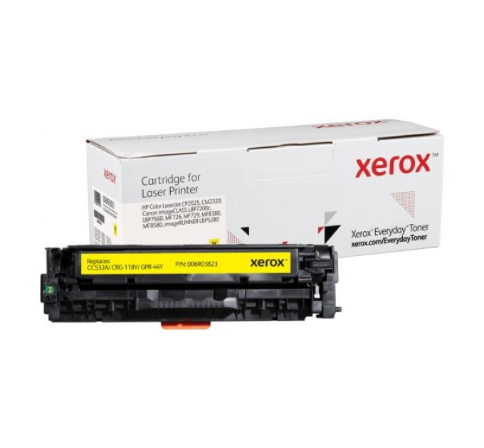 картридж Xerox Everyday сумісний аналог HP CC532A (304A), Canon 718 yellow