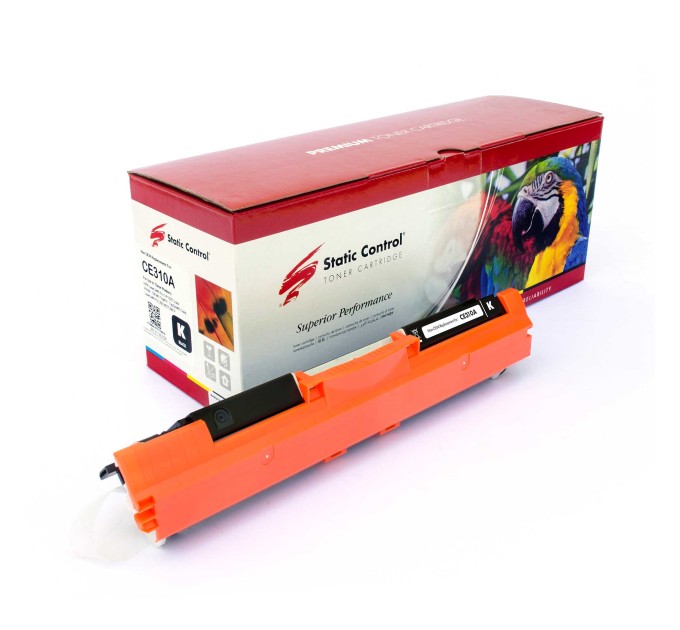 картридж Static Control Parrot сумісний аналог HP CE310A (126A)/CF350A (130A), Canon 729 black