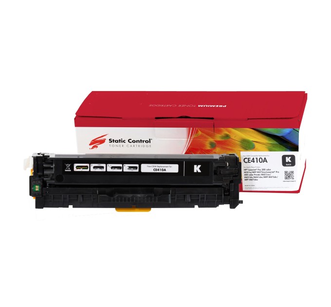 картридж Static Control Parrot сумісний аналог HP CE410A (305A) black