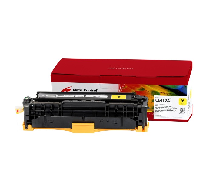 картридж Static Control Parrot сумісний аналог HP CE412A (305A) yellow