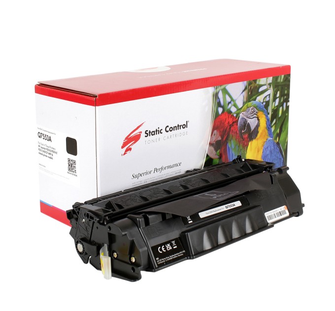 картридж Static Control Parrot сумісний аналог HP Q7553A (53A), Canon 715