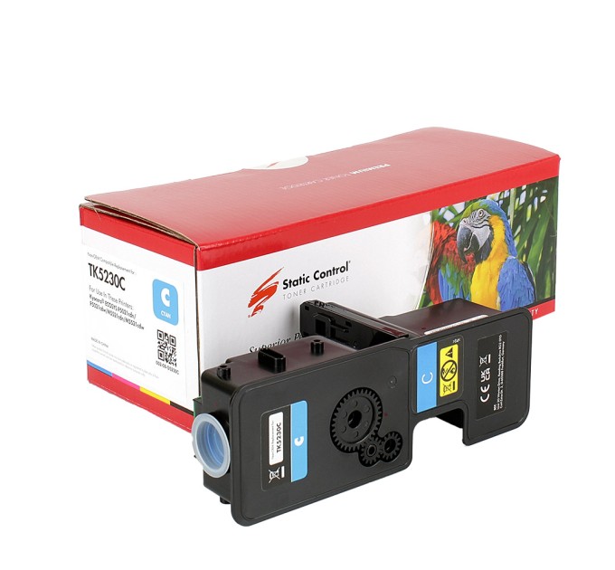 картридж Static Control Parrot сумісний аналог Kyocera TK-5230C cyan