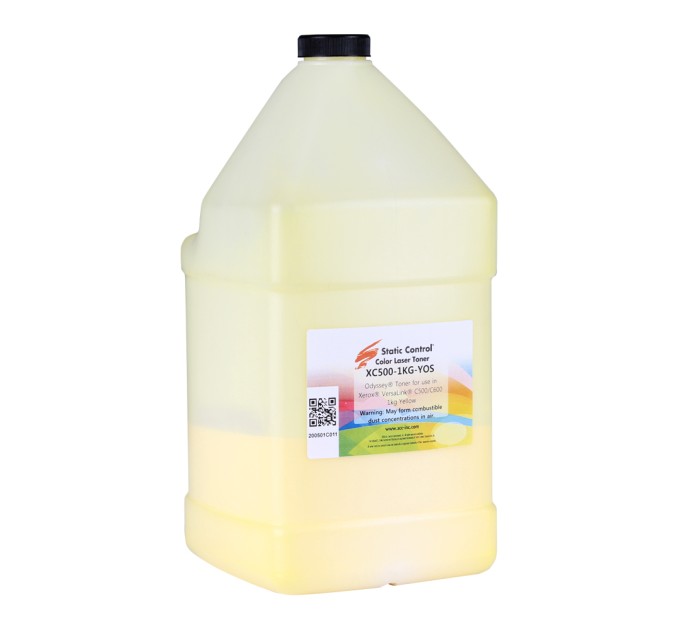 тонер Odyssey Xerox VersaLink C500/C600 1кг yellow Static Control тонер Odyssey Xerox VersaLink C500/C600 1кг yellow Static Control