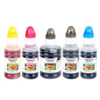 комплект чорнила для Epson EcoTank L-7160/L-7180 (1*140 мл, 4*70мл) Makkon