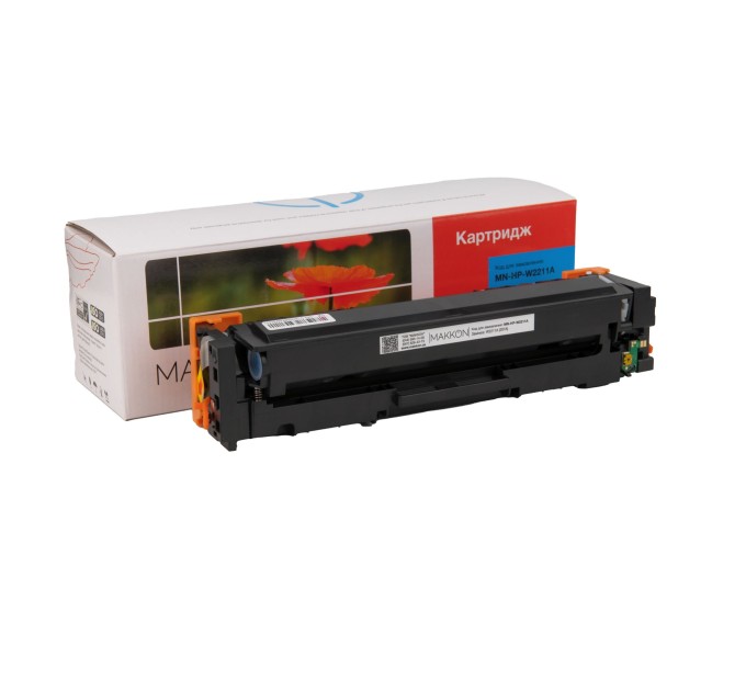 картридж MAKKON сумісний аналог HP W2211A (207A) cyan