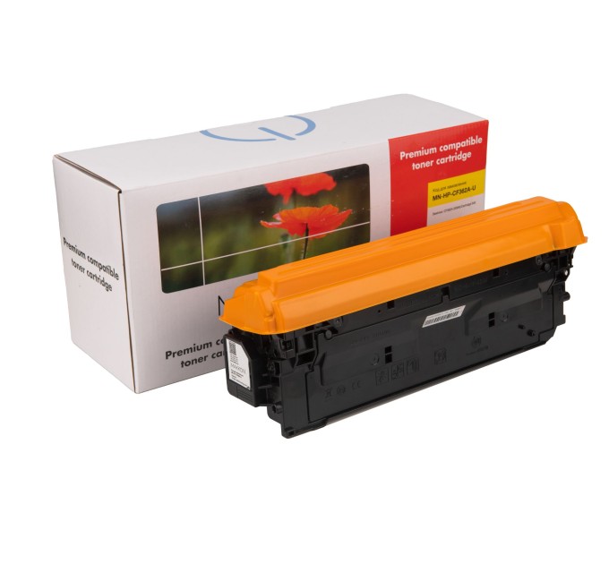 картридж MAKKON сумісний аналог HP CF362A (508A), Canon 040 yellow