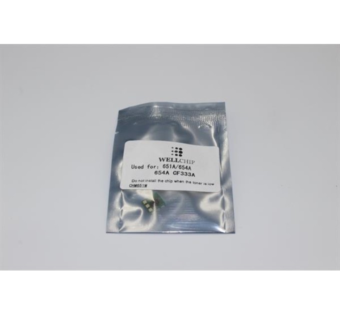 Чіп картриджа WellChip HP LJ M651, Magenta, CHM651M