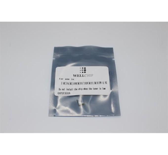 Чіп картриджа WellChip HP LJ M154, Yellow, CHPCF532A