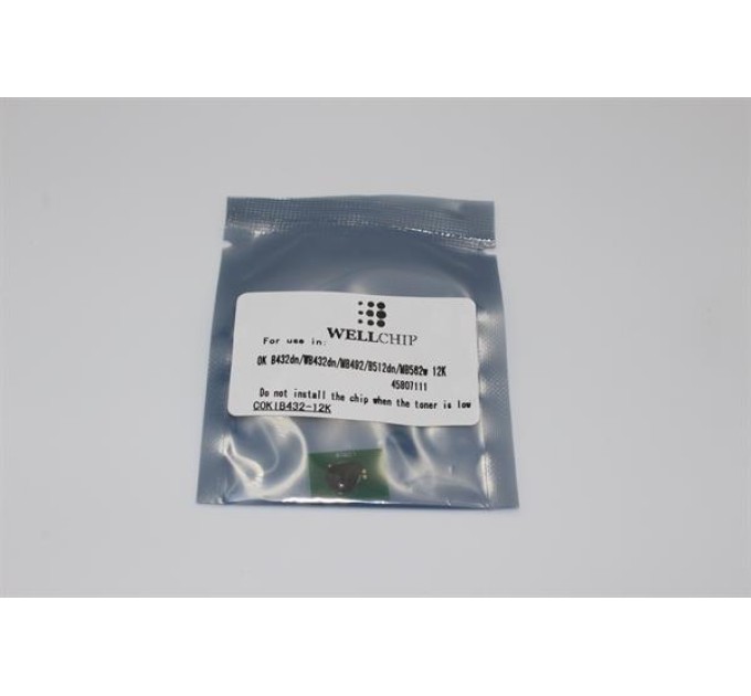 Чіп картриджа WellChip OKI B432, COKIB432-12K