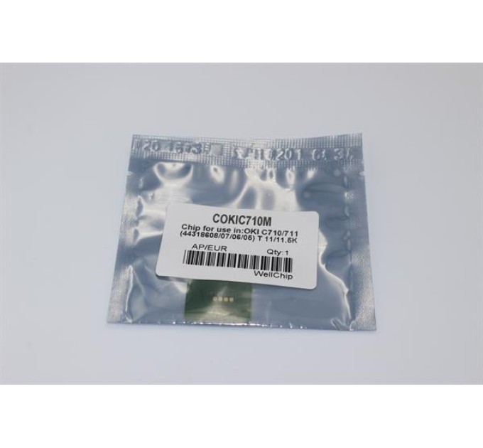 Чіп картриджа WellChip OKI C710, Magenta, COKIC710TM