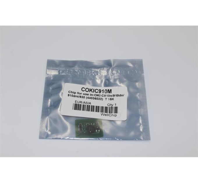 Чіп картриджа WellChip OKI C910, Magenta, COKIC910TM