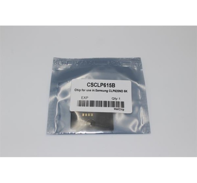 Чіп картриджа WellChip Samsung CLP-615, Black, CSCLP615B