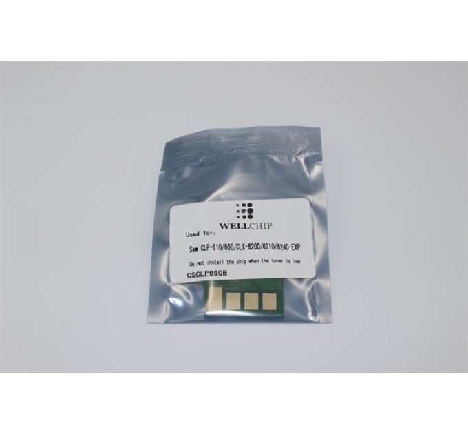 Чіп картриджа WellChip Samsung CLP-610, Black, CSCLP660B
