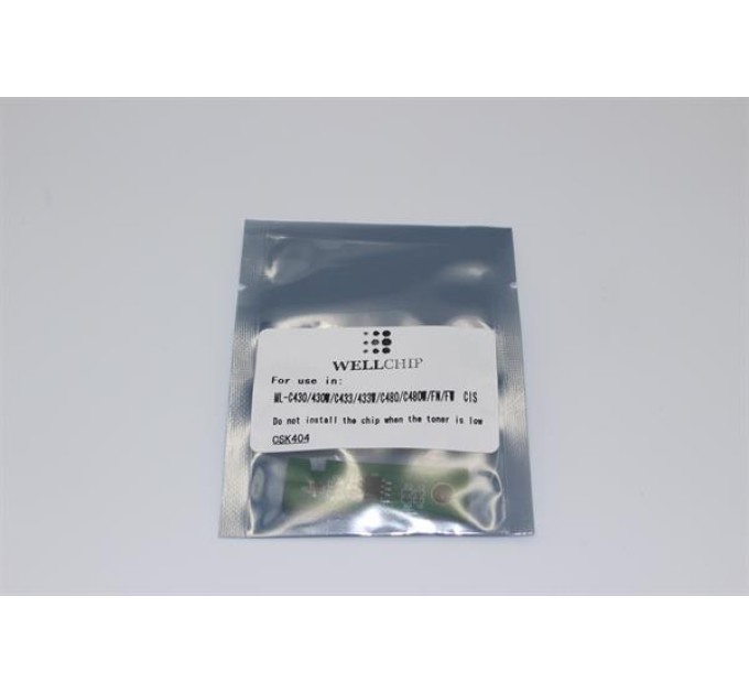 Чіп картриджа WellChip Samsung C430, Black, CSK404