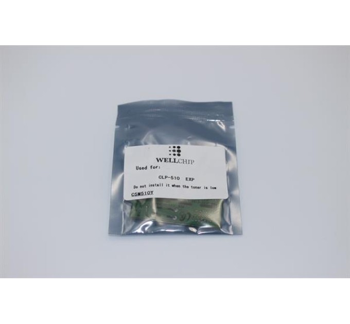 Чіп картриджа WellChip Samsung CLP-510, Yellow, CSM510Y