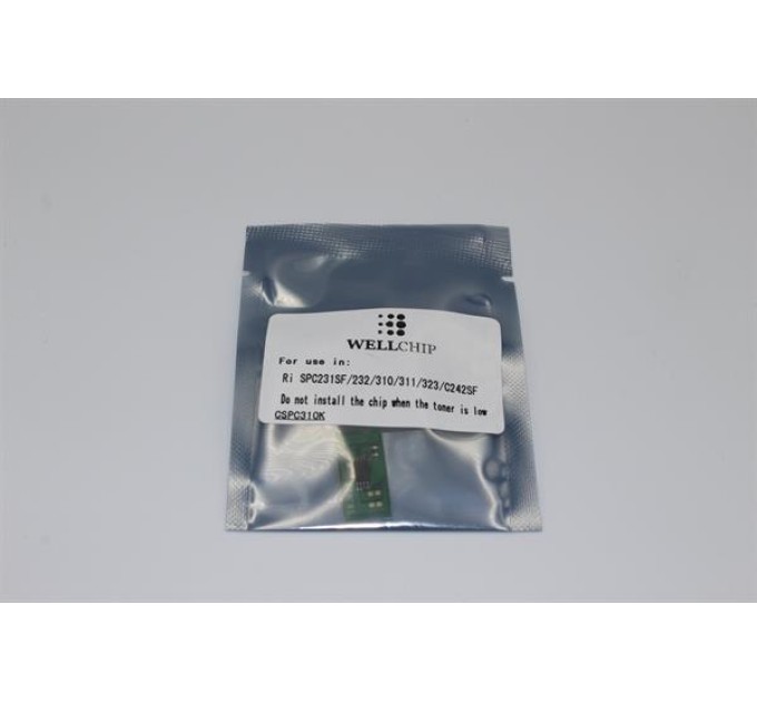 Чіп картриджа WellChip Ricoh SP C231, Black, CSPC310K