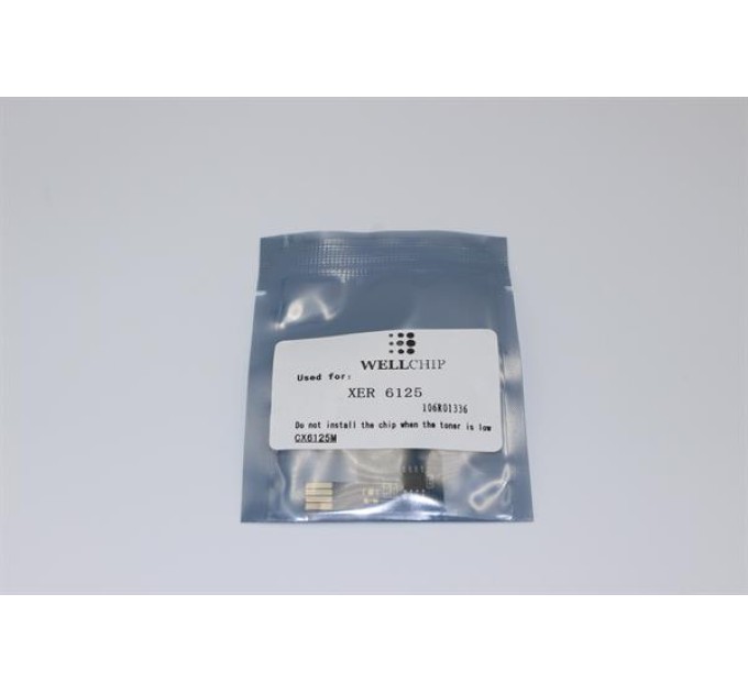 Чіп картриджа WellChip Xerox Phaser 6125, Magenta, CX6125M