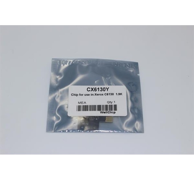 Чіп картриджа WellChip Xerox Phaser 6130, Yellow, CX6130Y