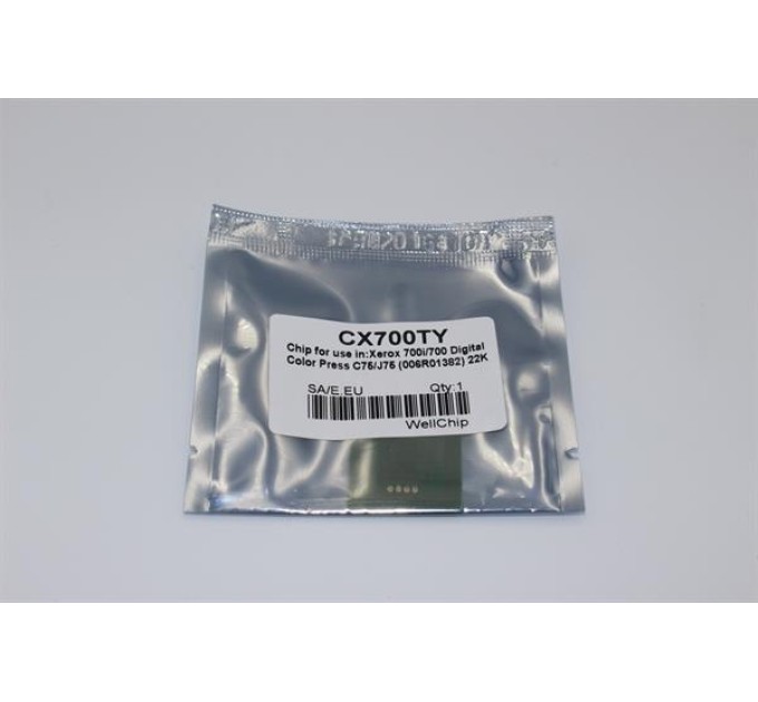 Чіп картриджа WellChip Xerox 700, Yellow, CX700TY