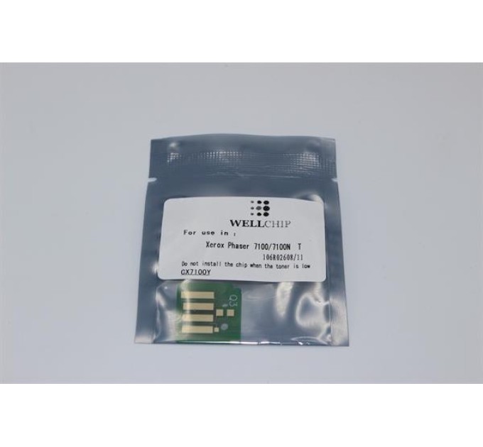 Чіп картриджа WellChip Xerox Phaser 7100, Yellow, CX7100Y