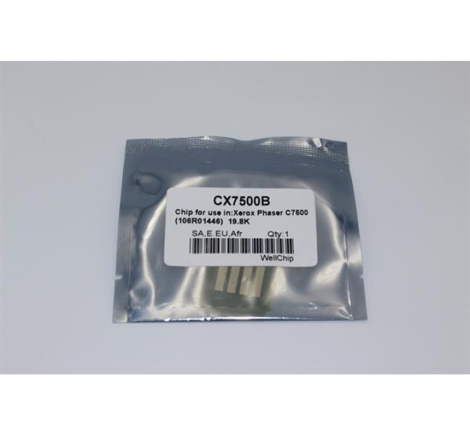 Чіп картриджа WellChip Xerox Phaser 7500, Black, CX7500B