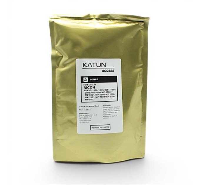 Тонер KATUN Ricoh Aficio 1060, 500г/пакет, 46720