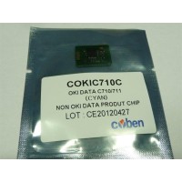 Чіп картриджа HANP OKI C710, Cyan, C710C