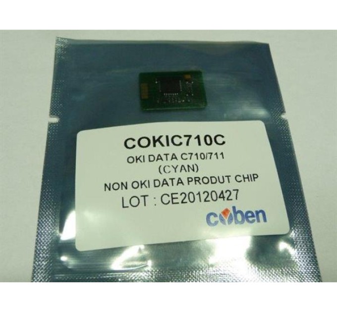 Чіп картриджа HANP OKI C710, Cyan, C710C