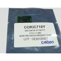 Чіп картриджа HANP OKI C710, Yellow, C710Y